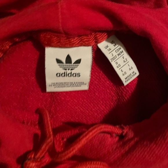 Adidas Medium Red Hoodie - Picture 2 of 3